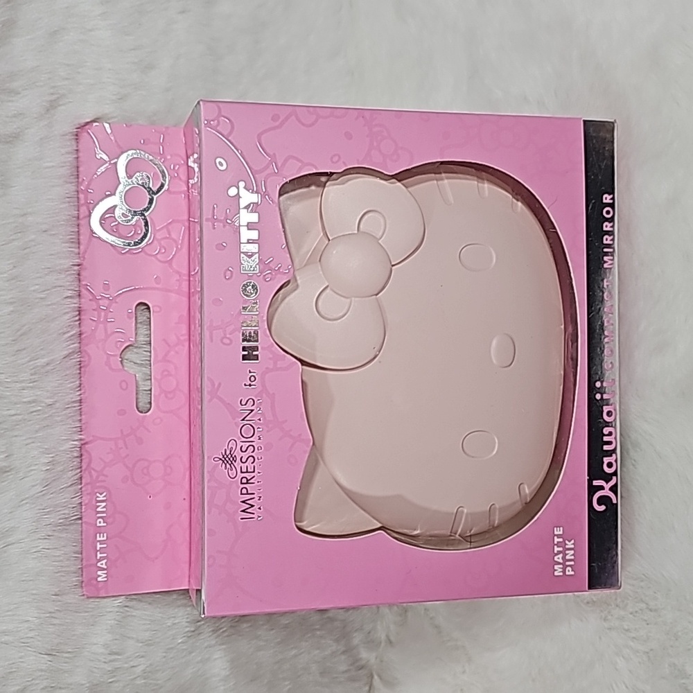 Impressions For Hello Kitty Kawaii Compact Mirror (Matte Pink)